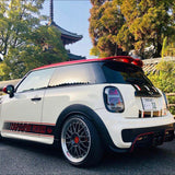 MINI UNION JACK LIGHTS BLACK RED