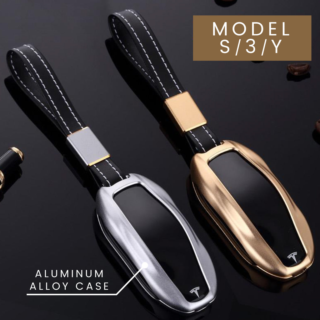 Alloy Steel Key Fob Case Holder For Tesla Model S/3/X/Y (2012-2022