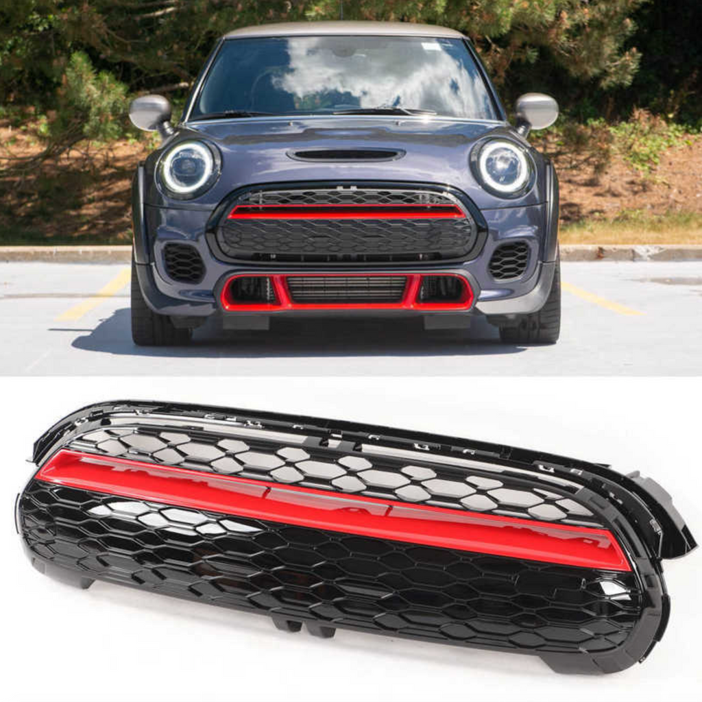 Gloss Black GP3 Front Bumper Grill Kit for Gen 3 MINI – FUNFOB