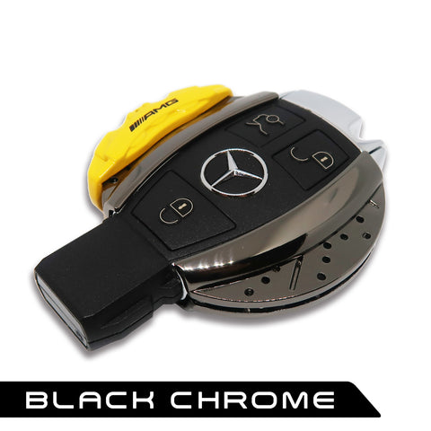 🏎️ AMG Yellow Brake Caliper Design Mercedes Key Case *Keyless only*